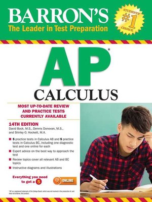 cover image of Barron's AP Calculus